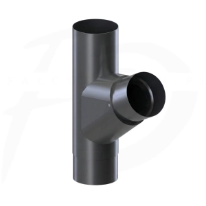 Trójnik rury spustowej stalowy ⌀ 90 firmy KROP kolor grafitowy